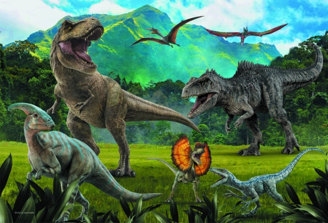 Puzzle dinosauři Jurassic Park 100 dílků