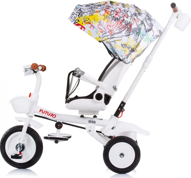 CHIPOLINO Tříkolka se stříškou Futuro 2v1 Graffiti