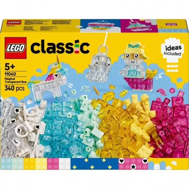 Lego Classic Kouzelná průhledná krabička