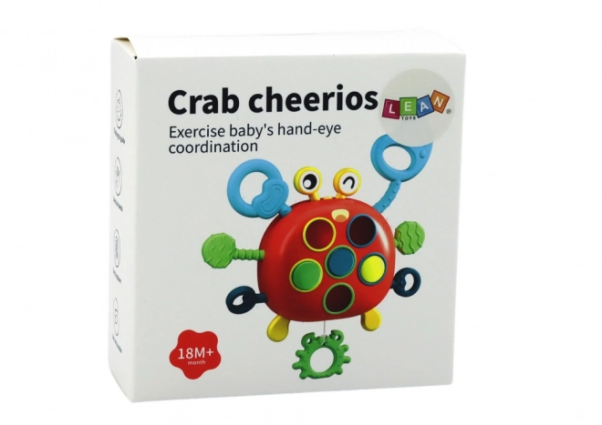 Krab Sensoryčná Interaktivní Edukační Hračka Pro Děti