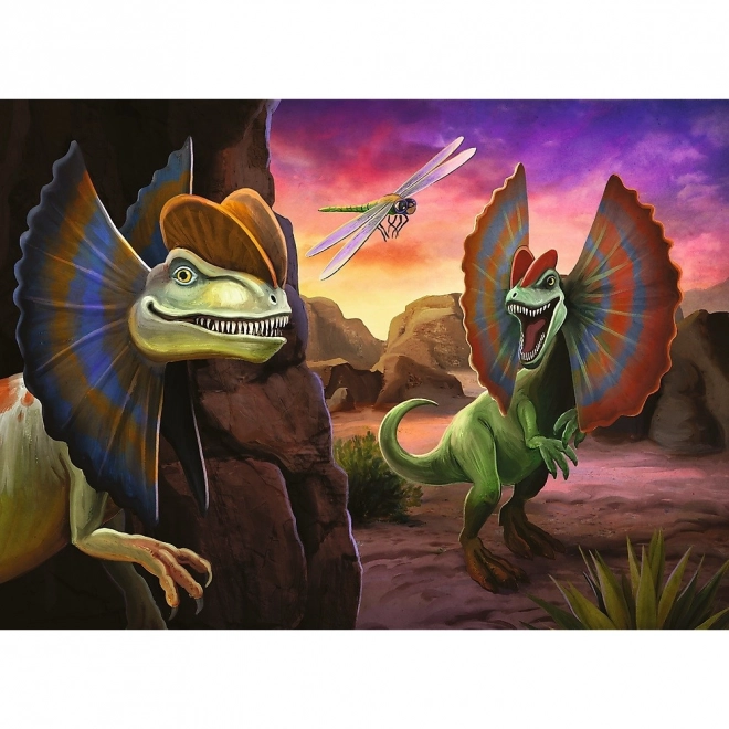 TREFL Puzzle Svět dinosaurů: Parasaurolophus 20 dílků