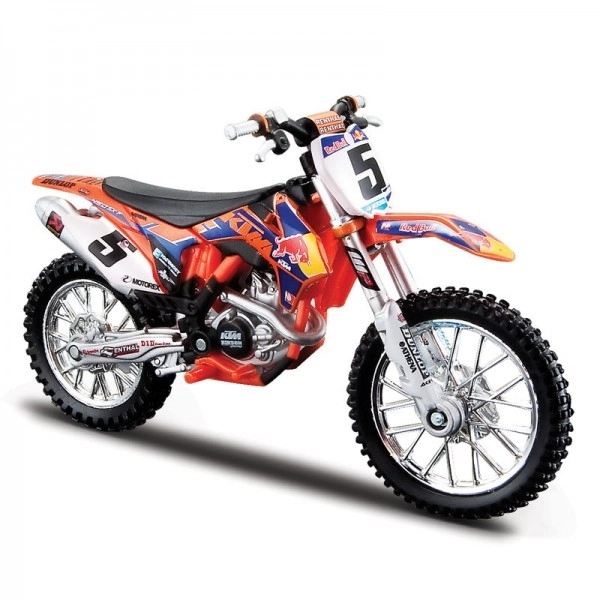 Bburago Red Bull Factory KTM Racing motorka 1:18, různé druhy