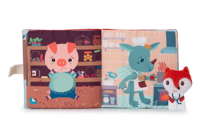 Lilliputiens - textilní knížka s prstovou loutkou - doktorka Alice