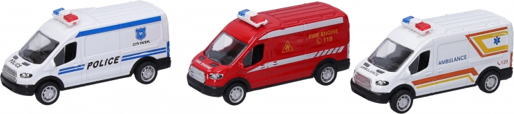 Auto záchranáři s natahovacím pohonem