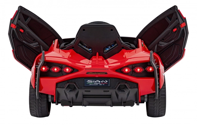 Lamborghini SIAN dětské auto na baterii s ovladačem – Červené