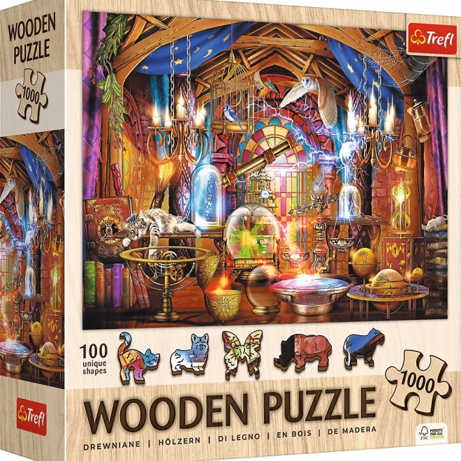 TrefL Dřevěné Puzzle Magická Komnata 1000 Dílky