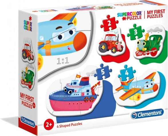 Moje první puzzle – dopravní prostředky 4 v 1