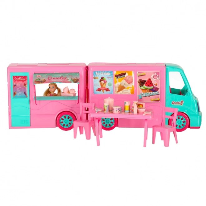 Kamper pro panenky s food truckem
