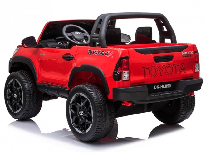 Terénní auto na akumulátor Toyota Hilux pro dvě osoby – Červená