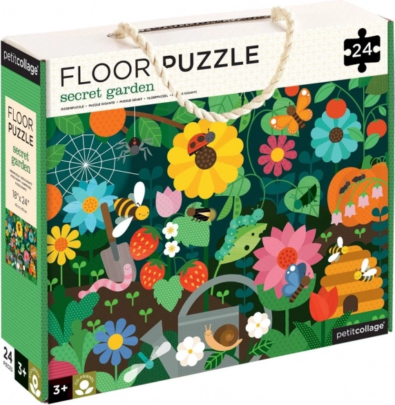 Podlahové puzzle tajemná zahrada PETITCOLLAGE