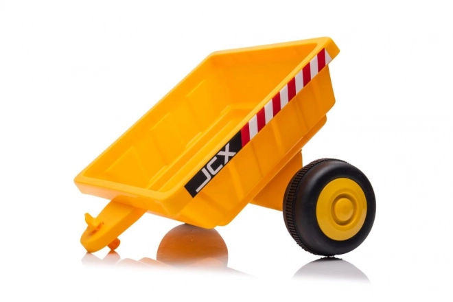 Bateriový traktor s přívěsem S617 žlutý