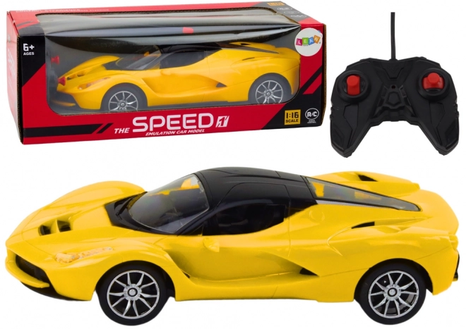 RC auto 1:16 Sportovní auto na dálkové ovládání žluté