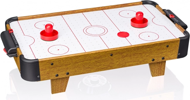Stolní air hockey z dřevěného dekoru