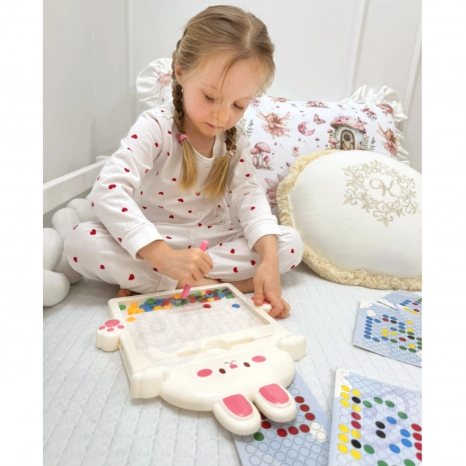 Magnetická tabule pro děti Montessori MagPad Králík