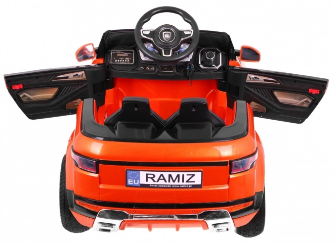 Elektrické autíčko sportovní Rapid Racer oranžové