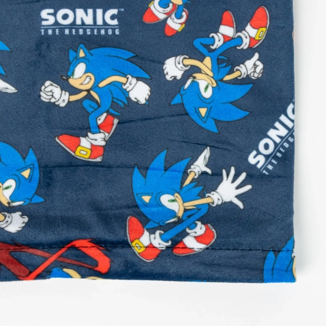 Sada čepice, rukavice a nákrčník Sonic