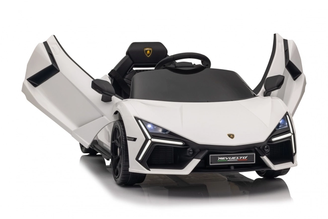 Dětský elektrický vůz Lamborghini Revuelto bílý