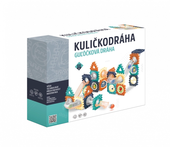 Kreativní kuličková dráha 66 dílků
