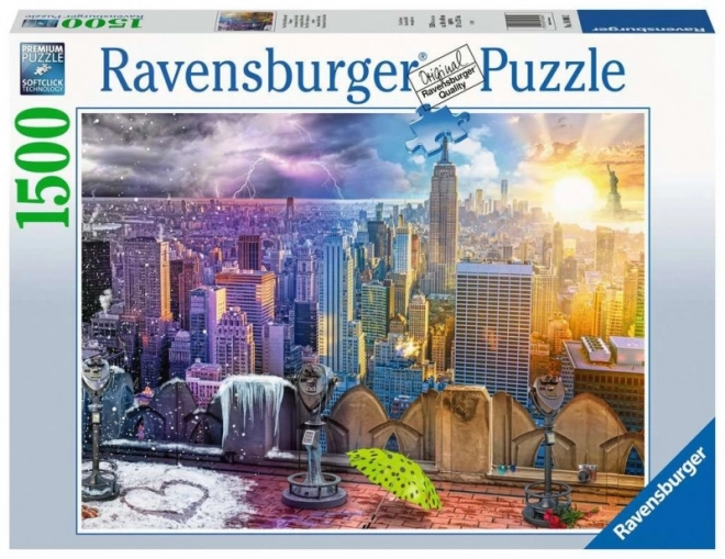 Ravensburger puzzle Sezóny New Yorku 1500 dílků