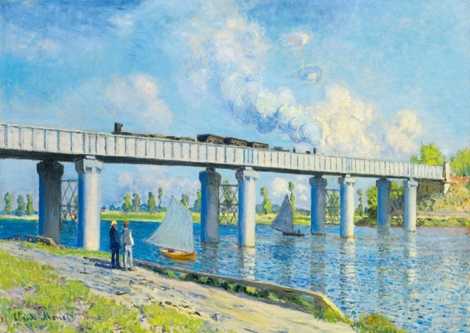 Puzzle Železniční most v Argenteuil 1000 dílků