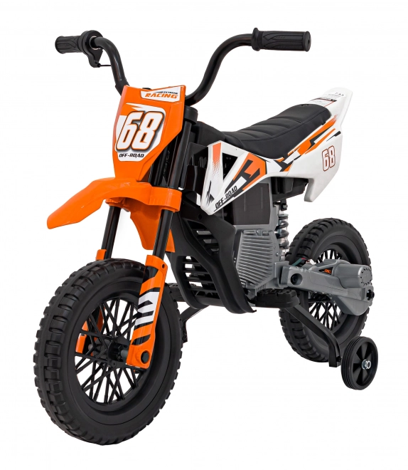 Dětská elektrická motorka Cross Pantone 361C – oranžová