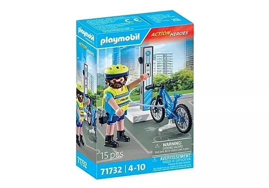Policejní cyklistická hlídka Playmobil