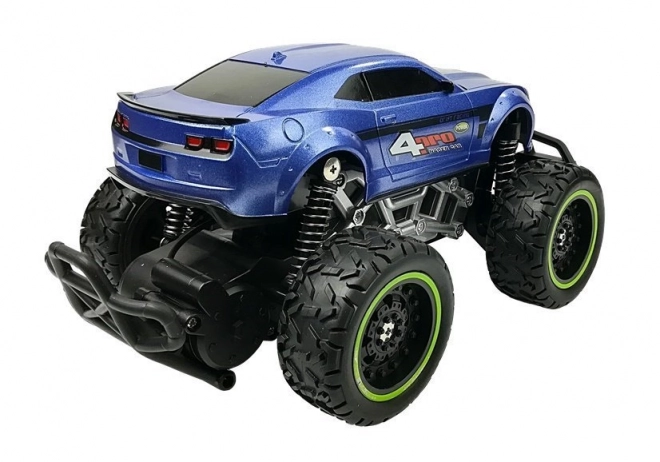 Dálkově ovládané R/C 6,5 km/h s vysokými koly – modré
