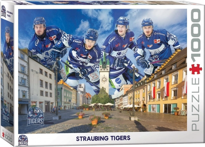 Puzzle Straubing Tigers 1000 dílků
