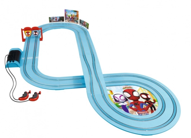 Autodráha s vozidly První Spider Man Spidey Go 2,9 m