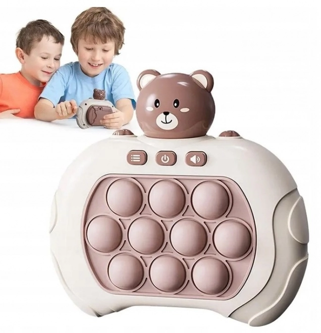Interaktivní stresová hra POP IT Medvěd