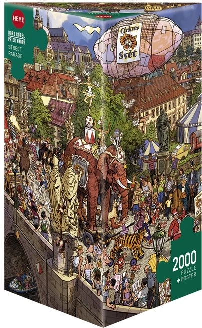 Puzzle Pouliční průvod 2000 dílků