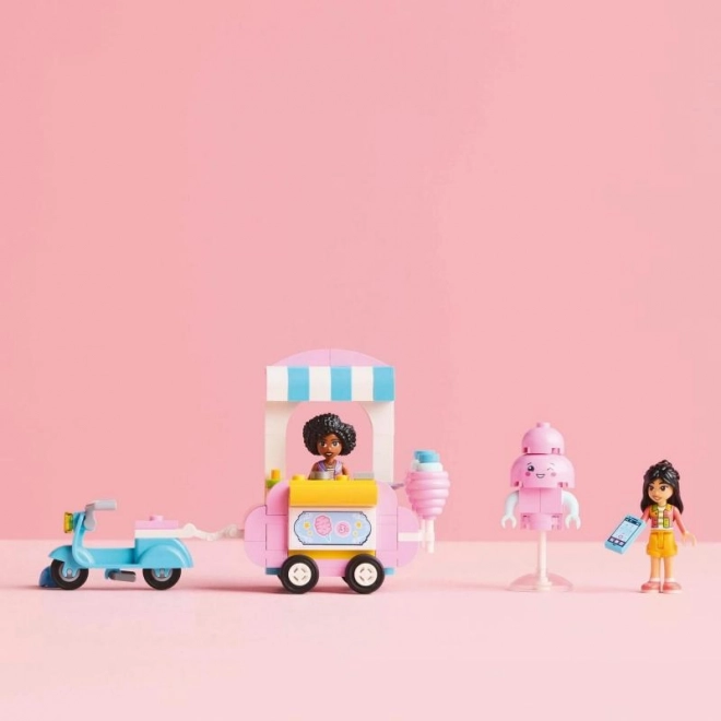 Lego Friends stánek s cukrovou vatou a skútr