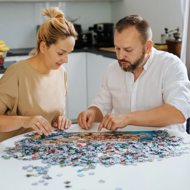 Puzzle 1000 dílků Kvalita Premium Plus Město Riomaggiore Itálie