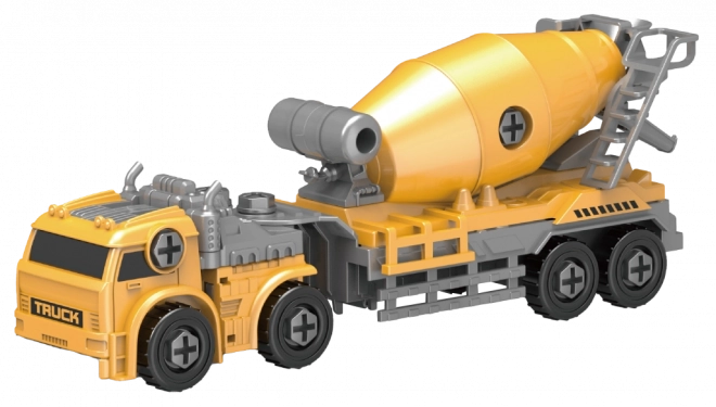 Transformer náklaďák míchačka - robot