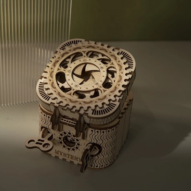 RoboTime 3D dřevěné mechanické puzzle Šperkovnice