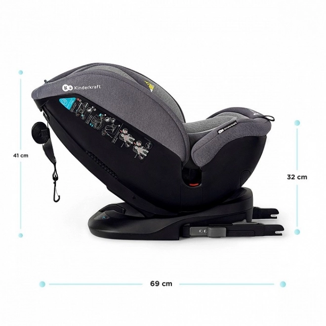 Autosedačka Xpedition 0-36 kg systém Isofix – Šedá