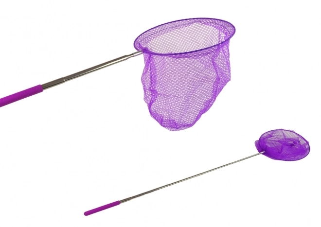 Síťka na motýly Skládací teleskopická 85 cm Fialová