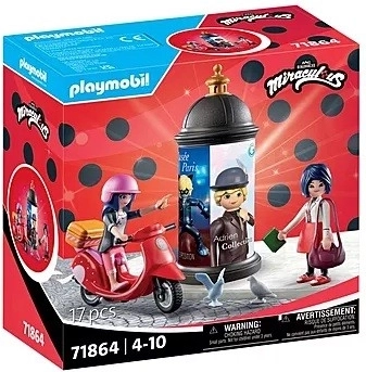 Miraculous: Jízda Skútrem po Paříži Figurka Playmobil