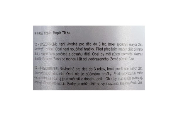 Barevný hopík 3,2 cm - 1ks