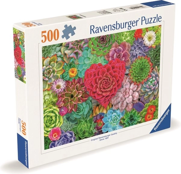 Ravensburger Puzzle Sukulentní ráj 500 dílků