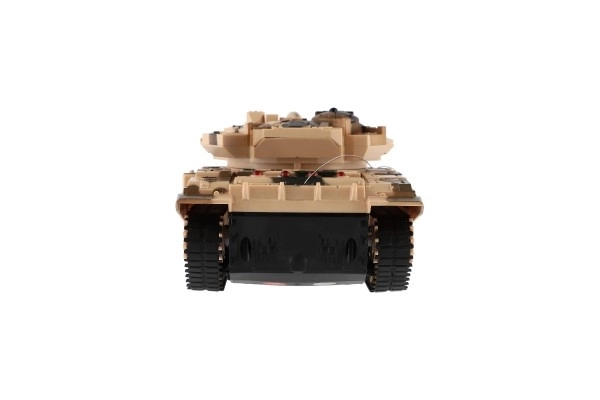Dálkově ovládaný tank s dobíjecím packem a zvukovými efekty