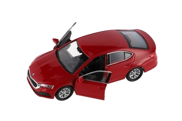 Model auta Škoda Octavia 1:34 bílá