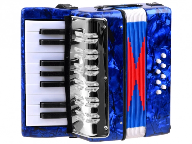 Velký hudební akordeon pro děti harmonie IN0148 – Tmavě modrá
