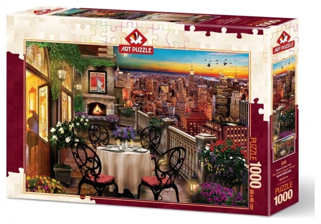 ART PUZZLE Puzzle Večeře v New Yorku 1000 dílků