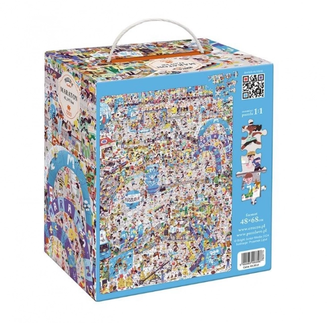Puzzle Puzzlove Marathon 42.195 km 1000 prvků