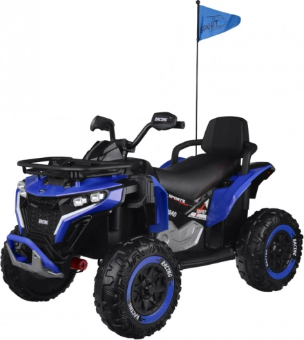 Velky akumulátorový čtyřkolka pro děti 4x4 modrá