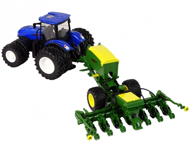 Traktor na dálkové ovládání v měřítku 1:24 s příslušenstvím