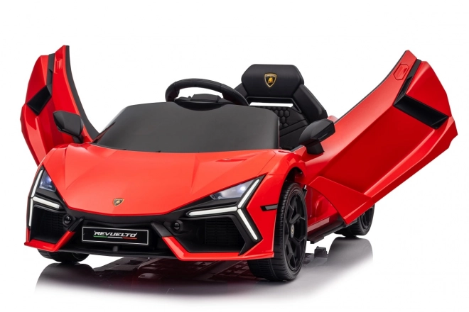 Dětské auto Lamborghini Revuelto červené