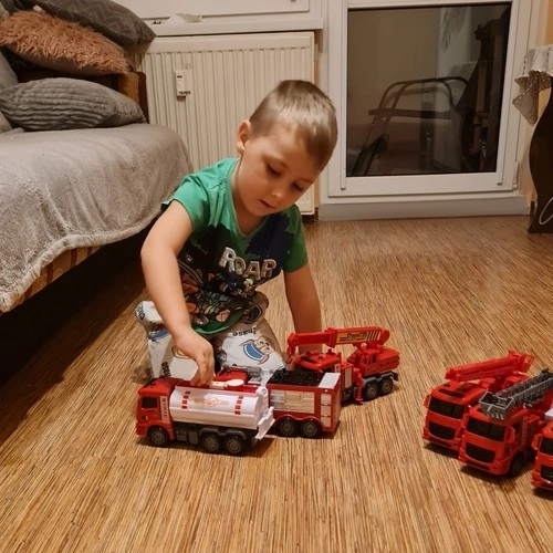 Hasičská auta Kruzzel 6v1