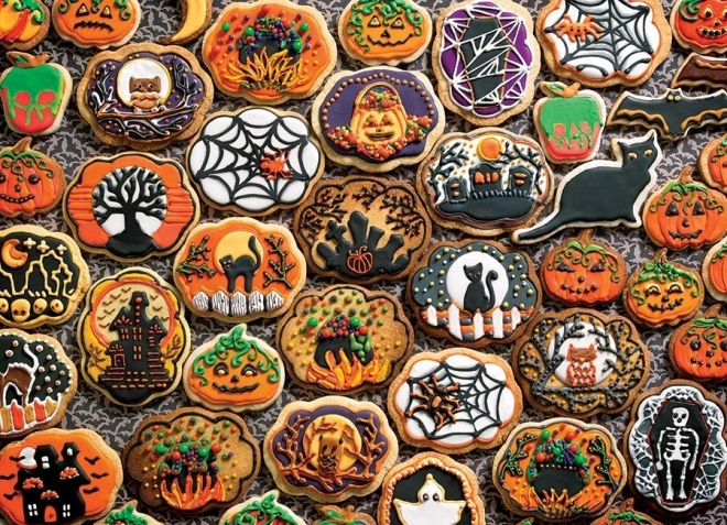 Rodinné puzzle Halloweenské Perníčky od Cobble Hill